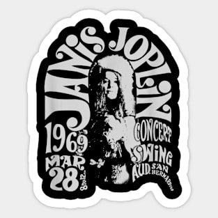 Janis Joplin new 3 Sticker